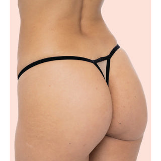 ELLIPSE STRIPED THONG