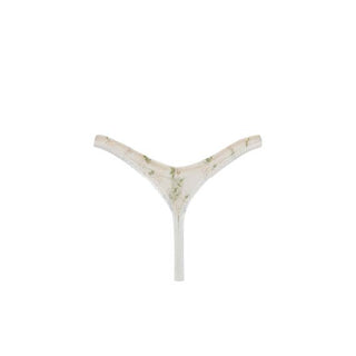 CHARLOTTE IVORY HIGH-CUT THONG